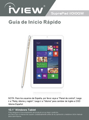 IVIEW SupraPad i1010QW Guia De Inicio Rapido