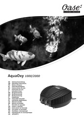 Oase AquaOxy 2000 Instrucciones De Uso