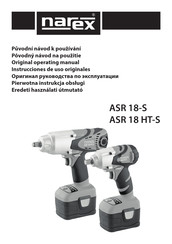 Narex ASR 18 HT-S Instrucciones De Uso Originales