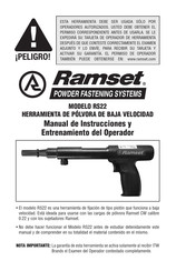 RAMSET RS22 Manual De Instrucciones