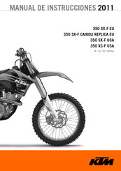 KTM 350 SX-F CAIROLI REPLICA EU 2011 Manual De Instrucciones