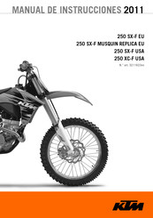 KTM 250 SX-F USA 2011 Manual De Instrucciones