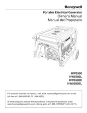 Honeywell HW5500E Manual Del Propietário