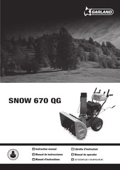 Garland SNOW 670 QG Manual De Instrucciones