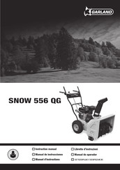 Garland SNOW 556 QG Manual De Instrucciones