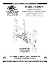 WPG PFHL69DC Instrucciones