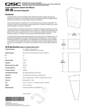 QSC SR-26 Manual De Usuario