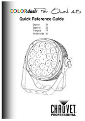 Chauvet Professional COLORdash Par-Quad 18 Guía De Referencia Rápida
