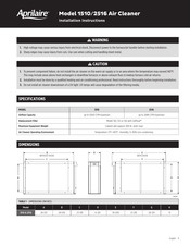 Aprilaire 2516 Instrucciones De Instalación