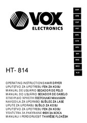 VOX electronics HT-814 Manual De Usuario