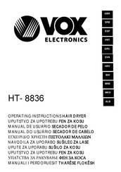 VOX electronics HT-8836 Manual De Usuario