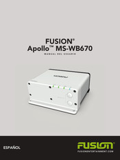 Fusion Apollo MS-WB670 Manual Del Usuario