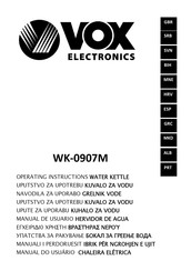 VOX electronics WK-0907M Manual De Usuario