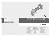 Bosch Professional GSC 18V-16 Manual Original