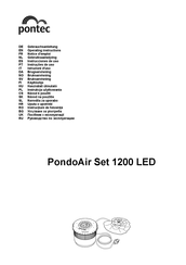 Pontec PondoAir Set 1200 LED Instrucciones De Uso