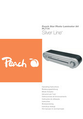 Peach Silver Line PL714 Instrucciones De Funcionamiento