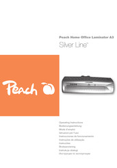 Peach Silver Line PL706 Instrucciones De Funcionamiento