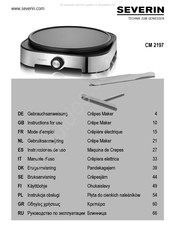 SEVERIN CM 2197 Instrucciones De Uso