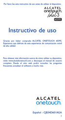 Alcatel Onetouch idol 3 6039S Instructivo De Uso