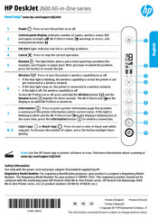 HP DeskJet 2600 All-in-One serie Manual De Instrucciones