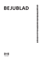 Ikea BEJUBLAD Manual De Instrucciones