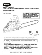 Scotts LCS31662S Manual Del Operario