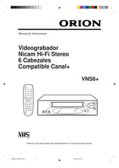 Orion VNS6+ Manual De Instrucciones