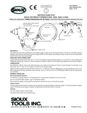 SIOUX 4040 Instrucciones