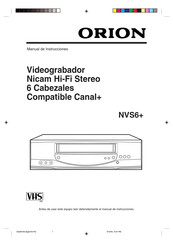 Orion NVS6+ Manual De Instrucciones