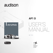 Audison prima AP1 D Manual Del Usurario