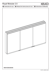 KEUCO Royal Modular 2.0 800301DDEG05X00 Manual De Instrucciones De Uso