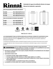 Rinnai RUC80i Manual De Instalación Y Operación