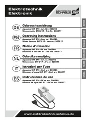 Elektrotechnik Schabus SHT 216 Instrucciones De Uso