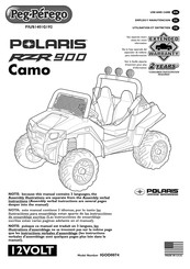 Peg-Perego POLARIS RZR 900 Camo Manual Del Usuario