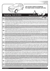 ECS Electronics SY-011-DL Instrucciones De Montaje