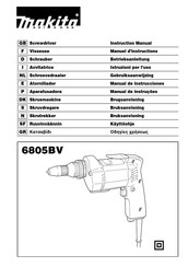 Makita 6805BV Manual De Instrucciones