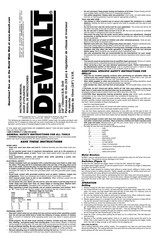 DeWalt D21008 Manual De Instrucciones
