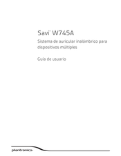 Plantronics Savi W745A Guía De Usuario