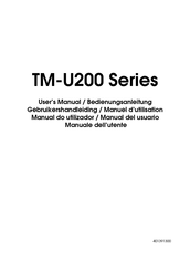 Epson TM-U200 Serie Manual Del Usuario