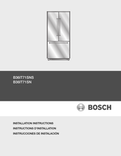 Bosch B36IT71SN Instrucciones De Instalación