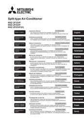 Mitsubishi Electric MXZ-2F53VFH Para El Instalador