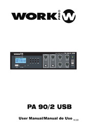 Work Pro PA 90/2 USB Manual De Uso