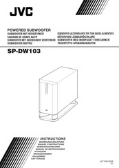 JVC SP-DW103 Manual De Instrucciones