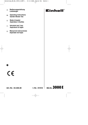 EINHELL 34.330.30 Manual De Instrucciones