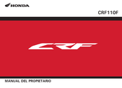 Honda CRF110F Manual Del Propietário