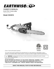 EarthWise CS33016 Manual Del Operario