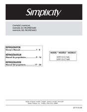 Danby Simplicity SYFF121C1WL Manual Del Propietário