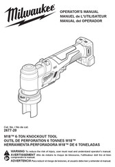 Milwaukee 2677-20 Manual Del Operador