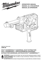 Milwaukee 2306-20 Manual Del Operador