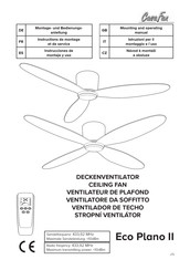 CasaFan Eco Plano II Instrucciones De Montaje Y Uso